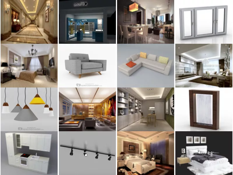 Top 16 Furniture 3D Models for Rendering Most Viewed 2022
