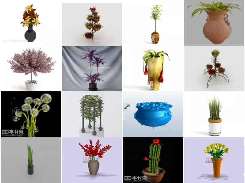 Top 16 Potted 3D Models Resources Latest 2022