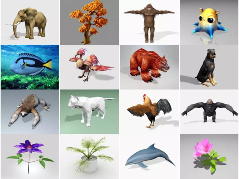 Top 16 Wild 3D Models for Rendering Newest 2022