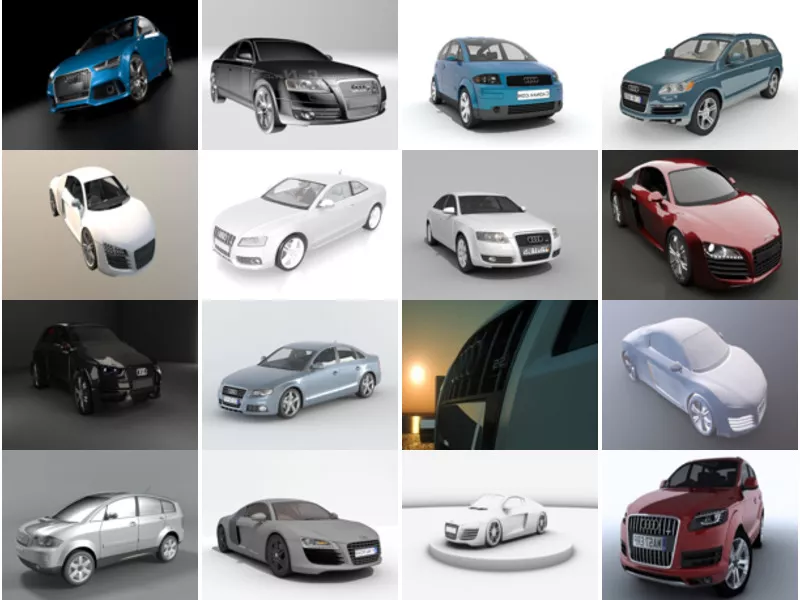 Top 16 Audi 3D Models Most Popular 2022