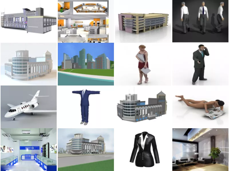Top 16 Business 3D Models for Rendering Most Viewed 2022