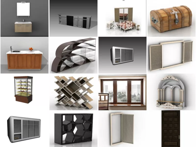 Top 16 Cabinet 3D Models for Design Most Viewed 2022