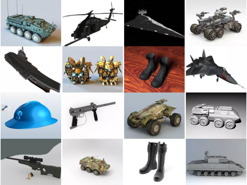 Top 16 Combat 3D Models Most Popular 2022