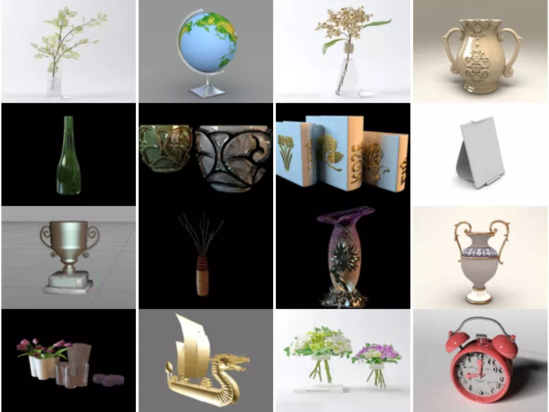 Top 16 Desk Decorations 3D Models Resources Most Viewed 2022