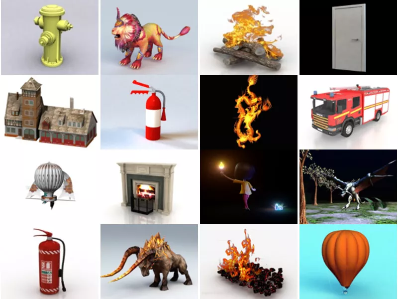 Top 16 Fire 3D Models Stuff Most Viewed 2022