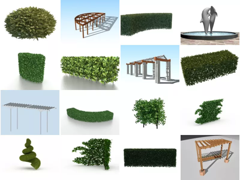 Top 16 Garden Features 3D Models Stuff Most Popular 2022
