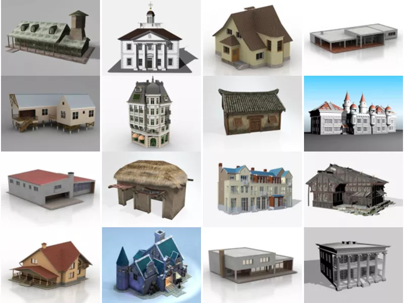 Top 16 House 3D Models for Free Newest 2022
