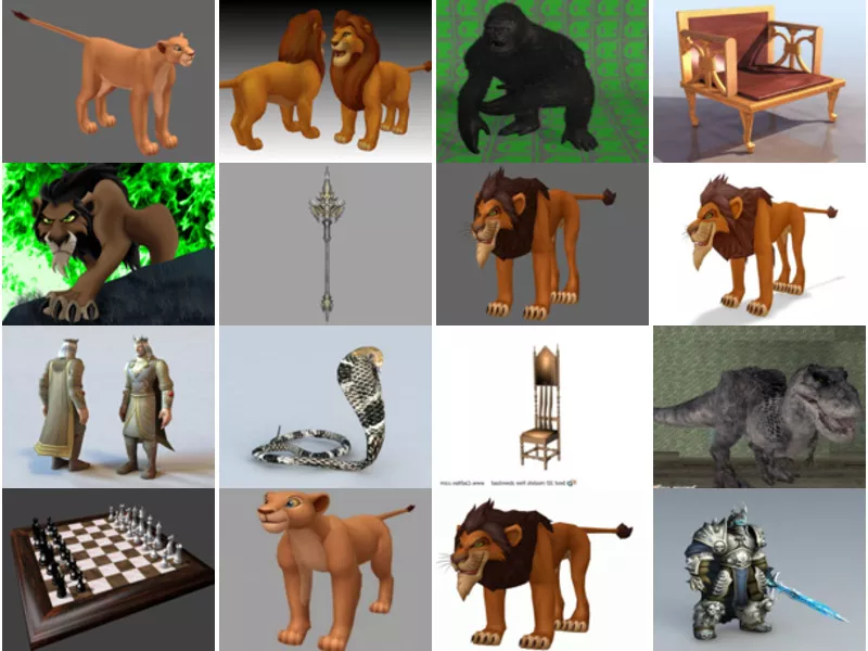 Top 16 King 3D Models for Rendering Most Popular 2022