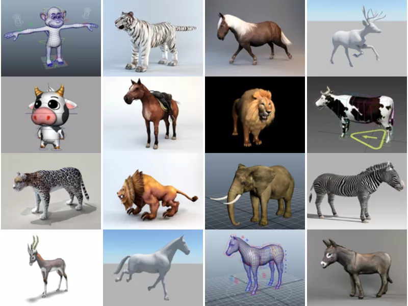 Top 16 Mammal 3D Models Resources Most Viewed 2022