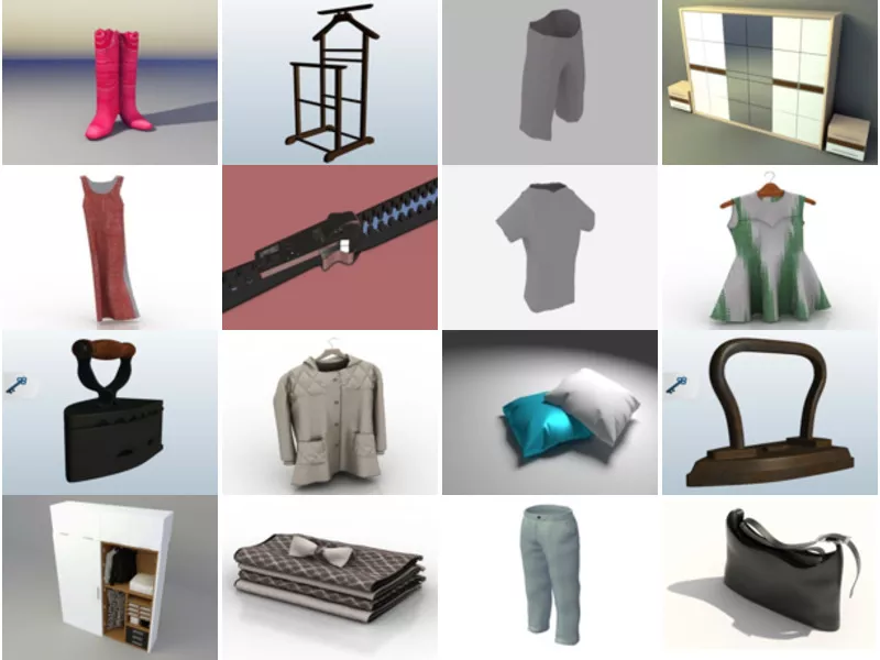 Top 16 Obj Clothes 3D Models for Design Newest 2022