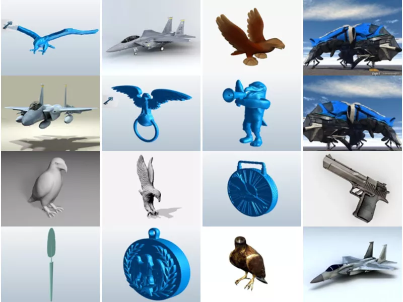 Top 16 Obj Eagle 3D Models Resources Latest 2022
