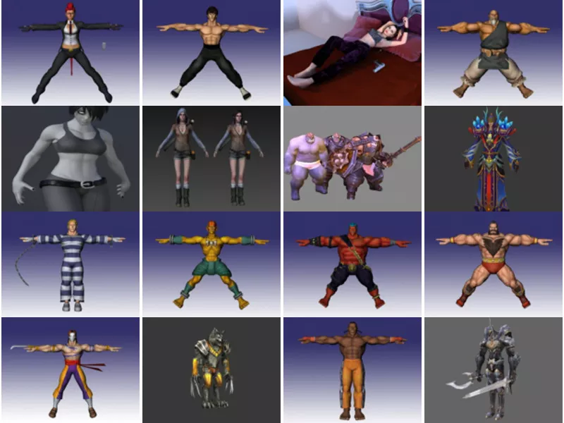Top 16 Obj Game Character 3D Models Most Recent 2022