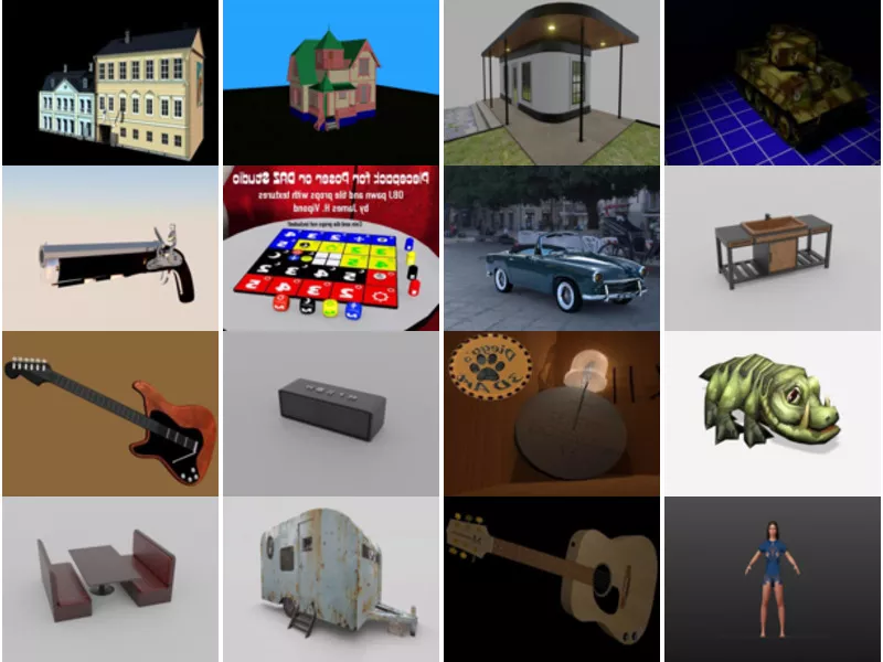 Top 16 Obj Poly 3D Models Stuff Latest 2022