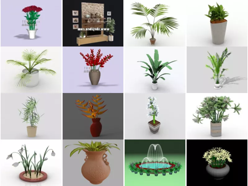 Top 16 Potted 3D Models Stuff Latest 2022