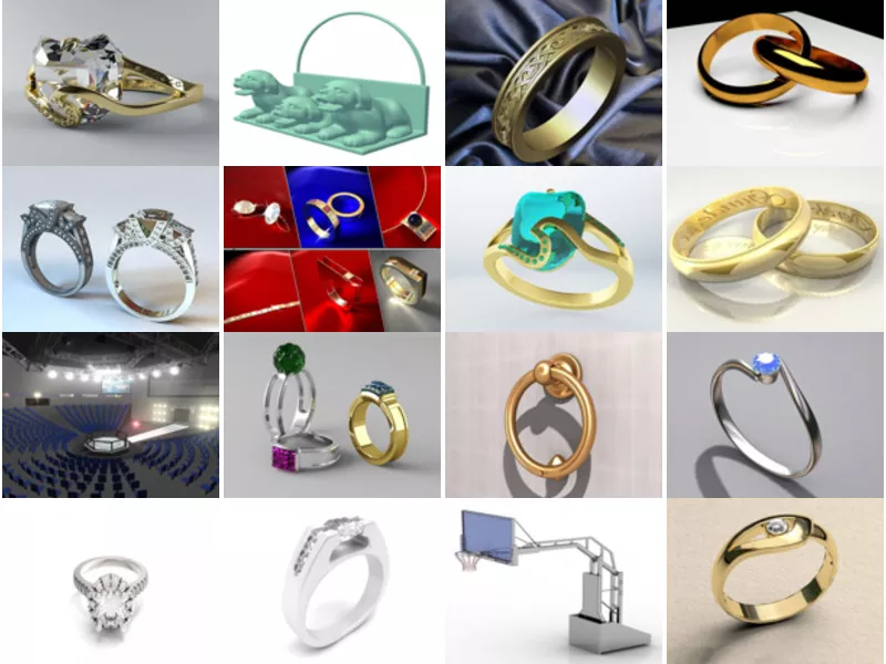 Top 16 Ring 3D Models for Design Most Popular 2022