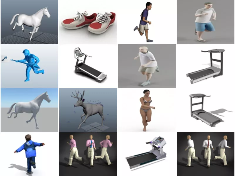 Top 16 Running 3D Models for Free Most Viewed 2022