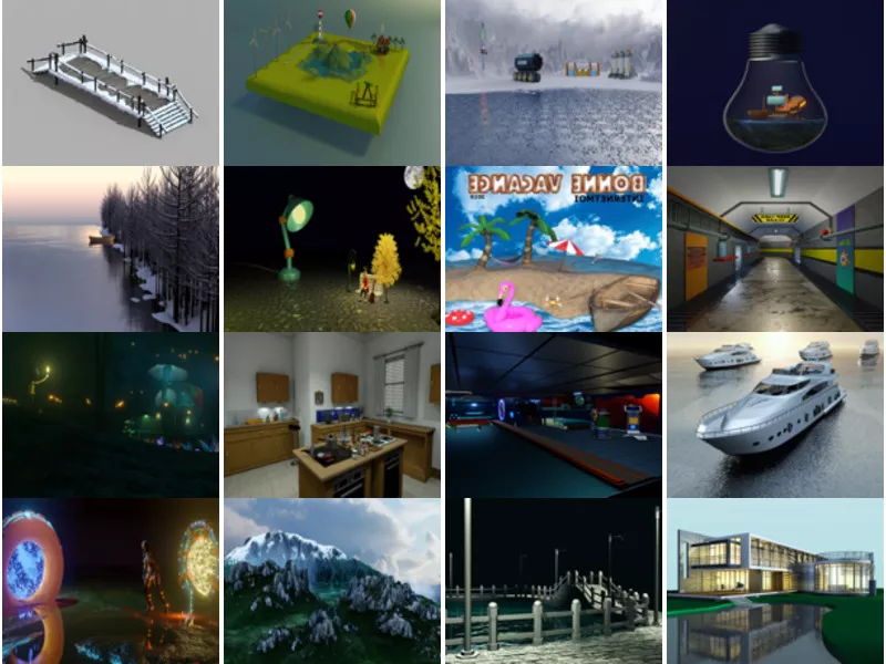 Top 16 Scene 3D Models for Rendering Most Recent 2022