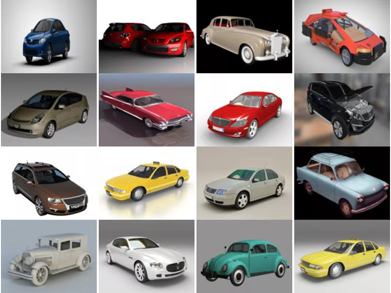 Top 16 Sedan 3D Models Most Viewed 2022