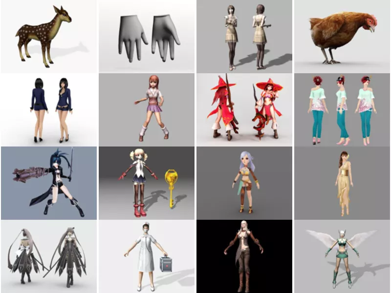 Top 17 3ds Max Female 3D Models Stuff Most Recent 2022