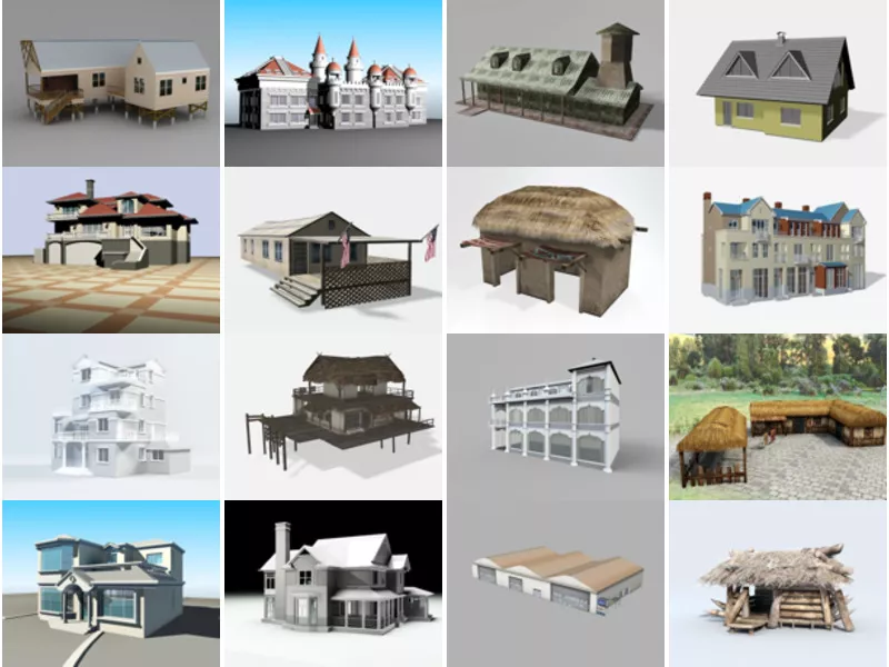 Top 17 3ds Max House 3D Models Stuff Latest 2022