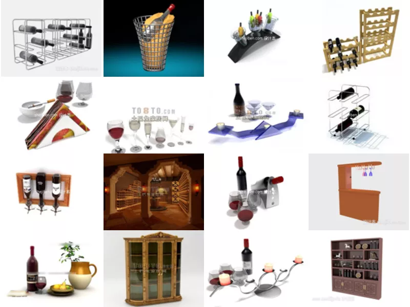 Top 17 3ds Max Wine 3D Models for Rendering Most Recent 2022