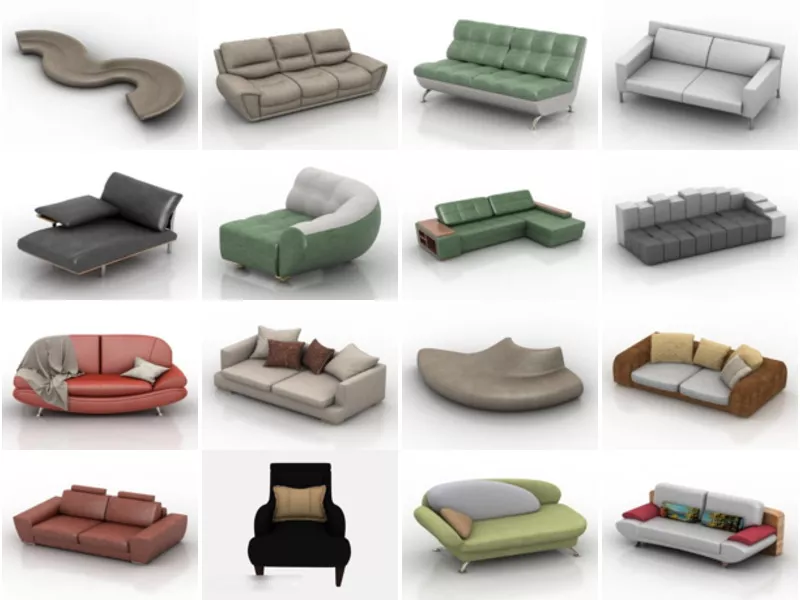 Top 17 Couch 3D Models Stuff Latest 2022