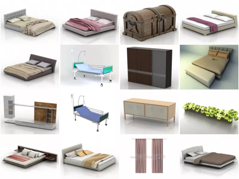 Top 17 Bed 3D Models for Rendering Most Viewed 2022