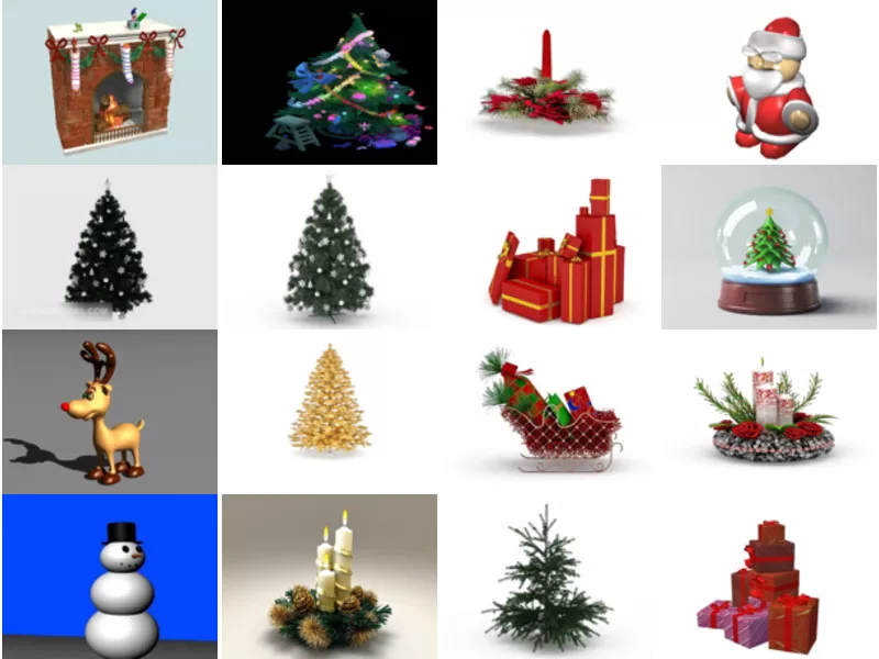 Top 17 Christmas 3D Models Resources Most Viewed 2022