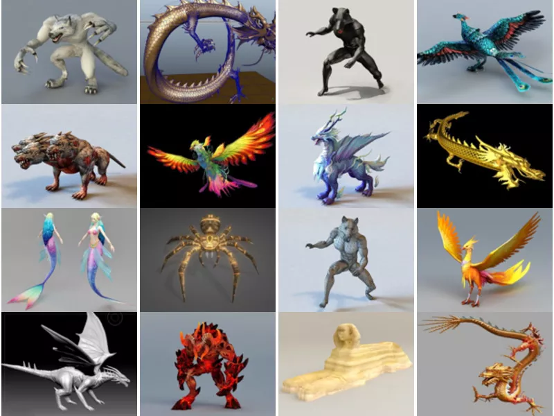 Top 17 Creature 3D Models Resources Most Popular 2022