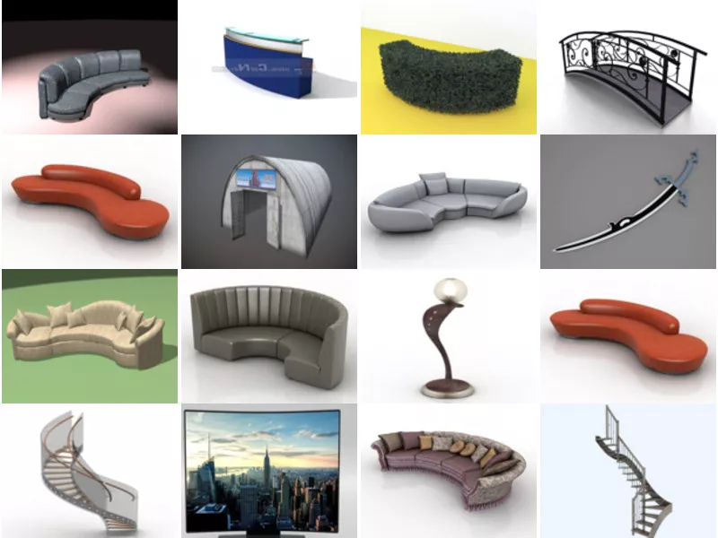 Top 17 Curved 3D Models Stuff Most Popular 2022