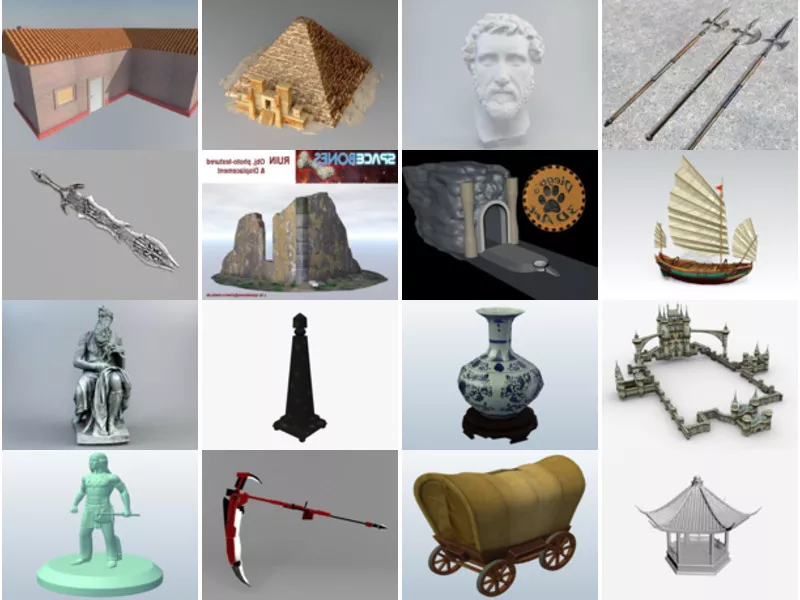 Top 17 Obj Ancient 3D Models for Rendering Most Recent 2022