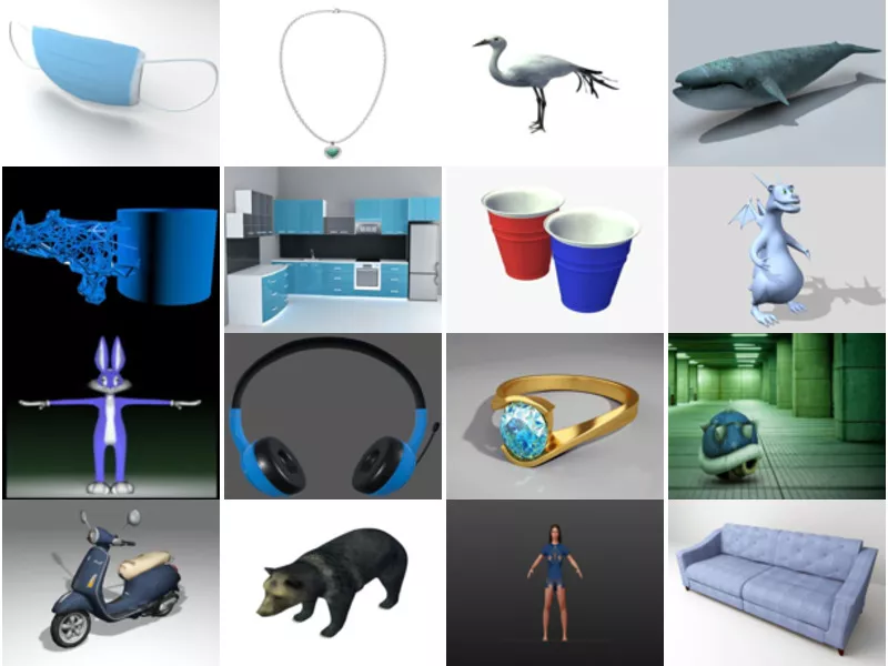 Top 17 Obj Blue 3D Models for Rendering Latest 2022