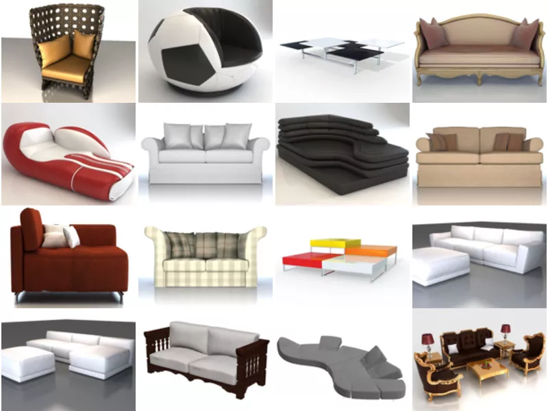 Top 17 Obj Living Room Furniture 3D Models Stuff Most Recent 2022