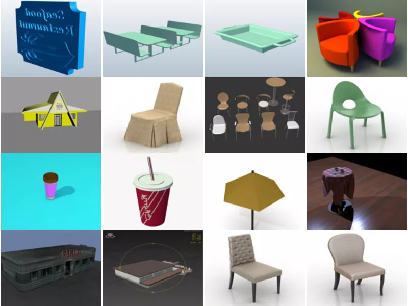 Top 17 Obj Restaurant 3D Models Resources Newest 2022