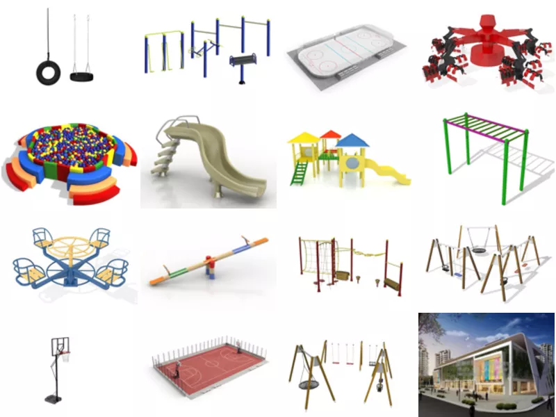 Top 17 Playground 3D Models Most Popular 2022