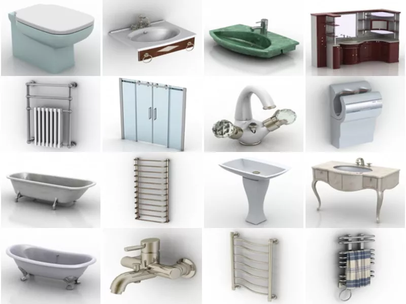Top 17 Sanitary Ware 3D Models Most Viewed 2022