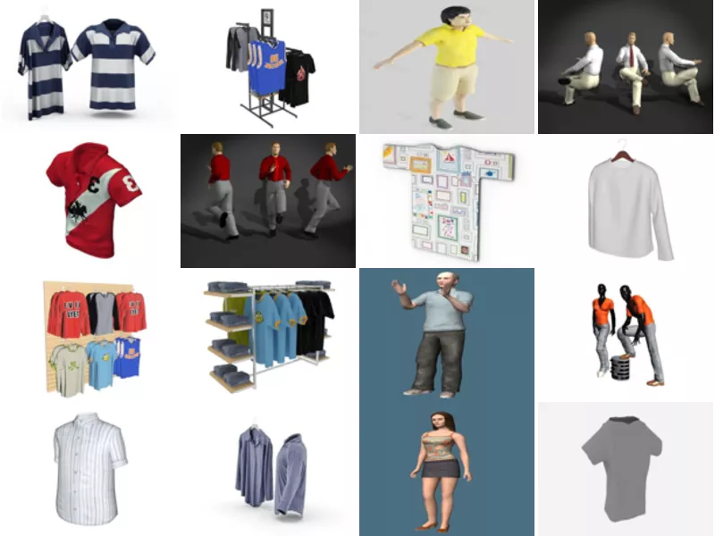Top 17 Shirt 3D Models for Rendering Most Popular 2022