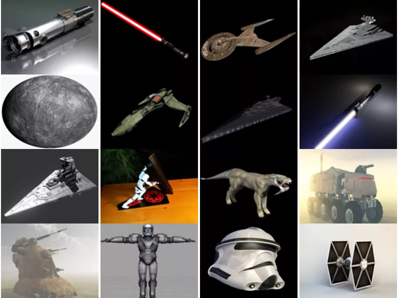 Top 17 Star 3D Models Most Viewed 2022