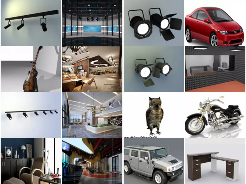 Top 17 Studio 3D Models Most Popular 2022
