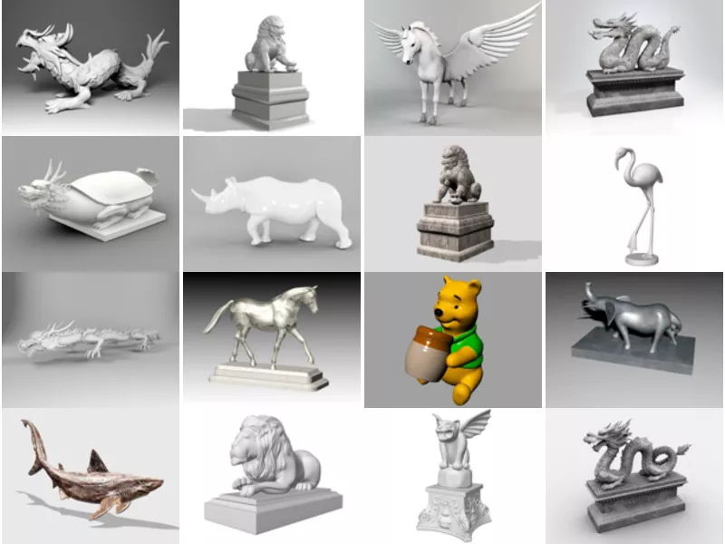 Top 18 3ds Max Animal Statue 3D Models for Free Most Recent 2022