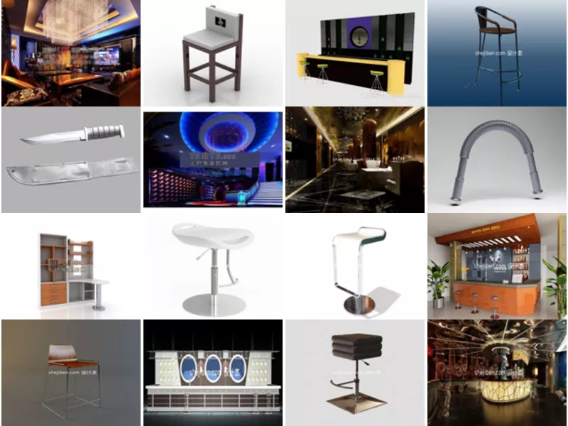 Top 18 3ds Max Bar 3D Models for Free Latest 2022