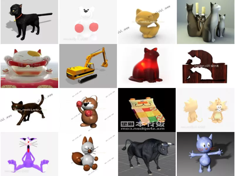 Top 18 3ds Max Cat 3D Models Most Recent 2022