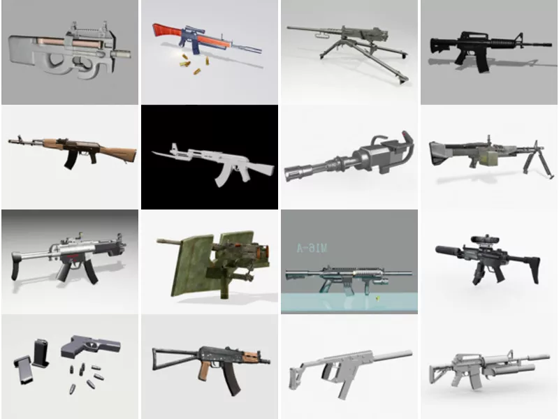 Top 18 3ds Max Firearm 3D Models Newest 2022