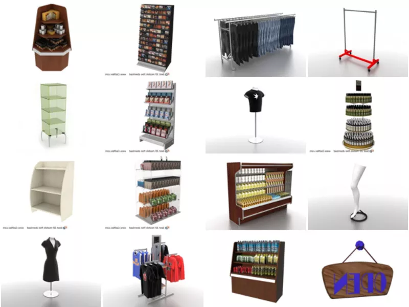 Top 18 3ds Max Store Equipment 3D Models for Free Latest 2022