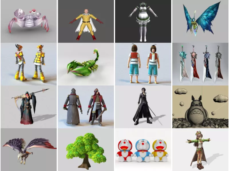 Top 18 Anime 3D Models Most Recent 2022