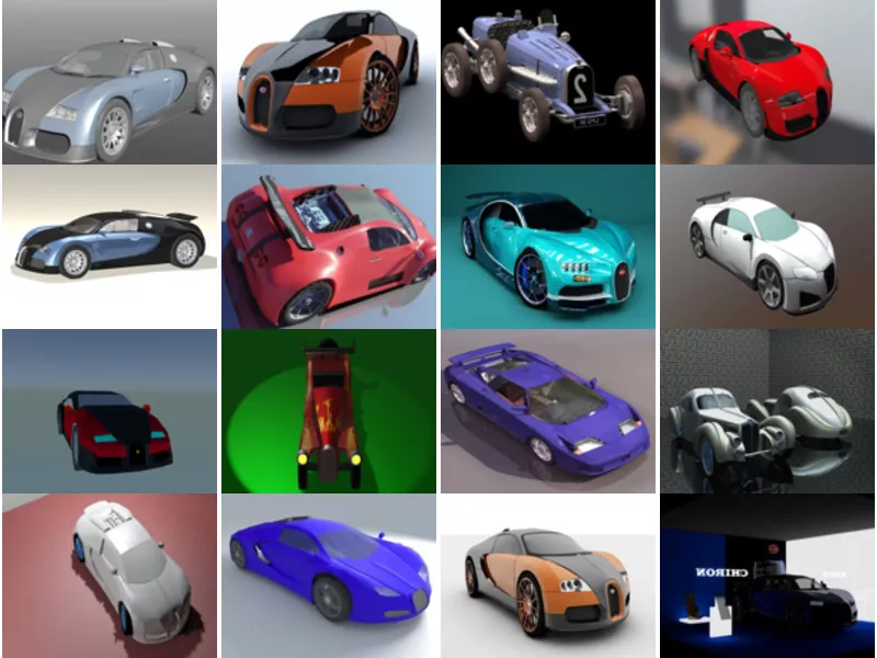 Top 18 Bugatti 3D Models Most Recent 2022