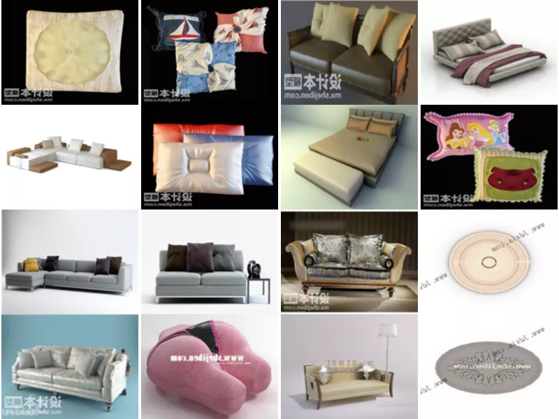 Top 18 Cushion 3D Models for Rendering Most Recent 2022