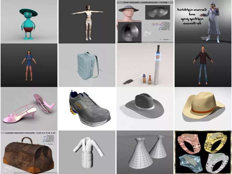 Top 18 Fashion 3D Models Stuff Newest 2022