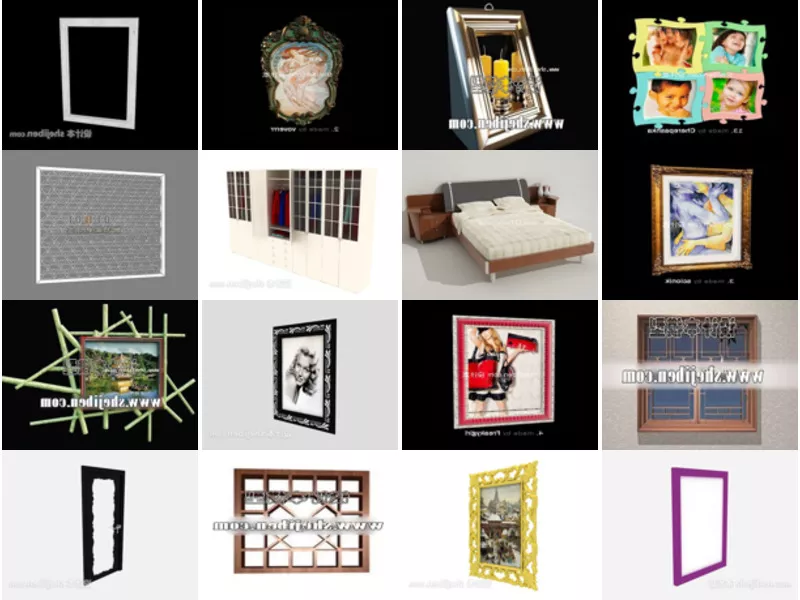 Top 18 Frame 3D Models for Free Newest 2022