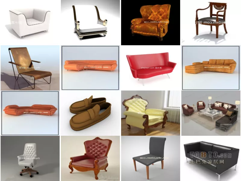 Top 18 Leather 3D Models Latest 2022